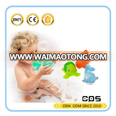 Eco-friendly baby bath sea animals playing toy for enjoying