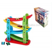 High Quality Wooden toy car model Sliding track Enlightenment toy